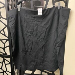 Lane Bryant Elegant Black Pencil Skirt